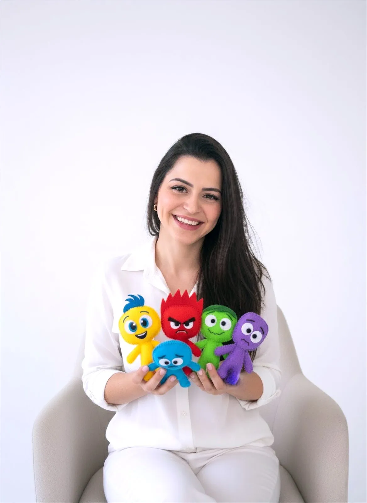 Sessão de ludoterapia infantil com fantoches na Infantástica